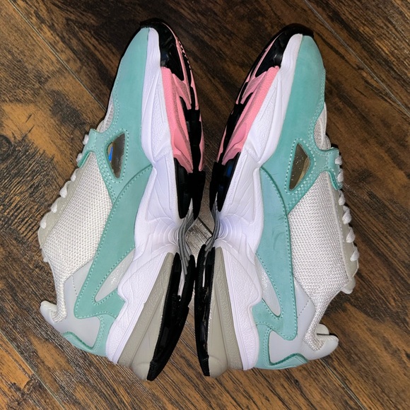 Adidas Falcon Mint and White Sneakers - Picture 4 of 13